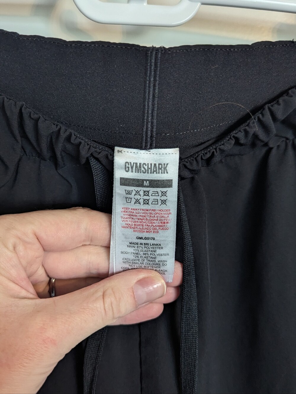 Gymsharks Men's Speed Joggers - Black sz M - Picture 6 of 9